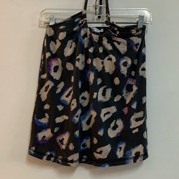 American Eagle Outfitter Cheetah Print Halter Top - Picture 2 of 6